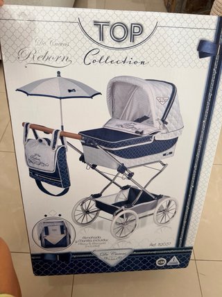 Carro de muñecas De Cuevas Reborn con caja