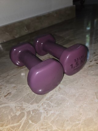 Manubri rosa 1,5 kg