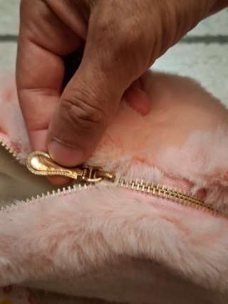Zaino peluche orsetto rosa