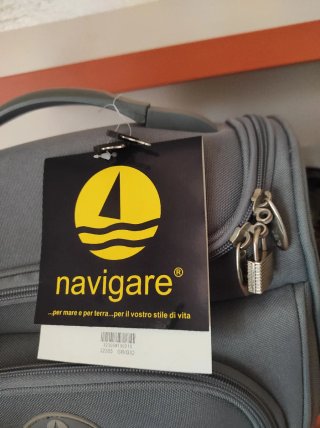 Borsa da viaggio Navigare grigia