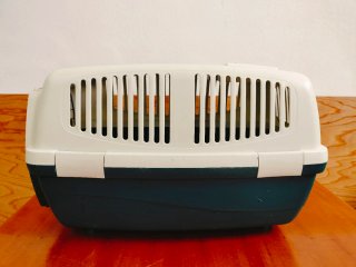 Transportín Perro/Gato Azul y Blanco