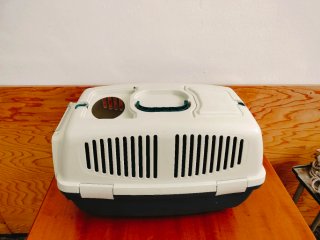 Transportín Perro/Gato Azul y Blanco