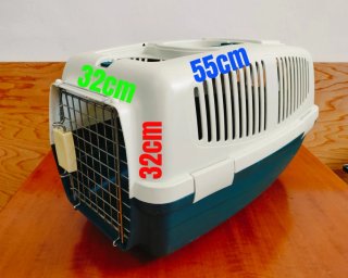 Transportín Perro/Gato Azul y Blanco