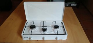 Cocina de gas triple EDM