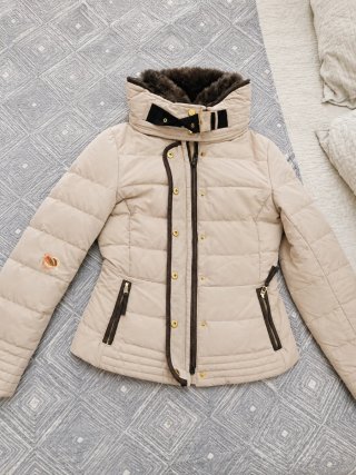 Chaquetón Zara Beige Talla S