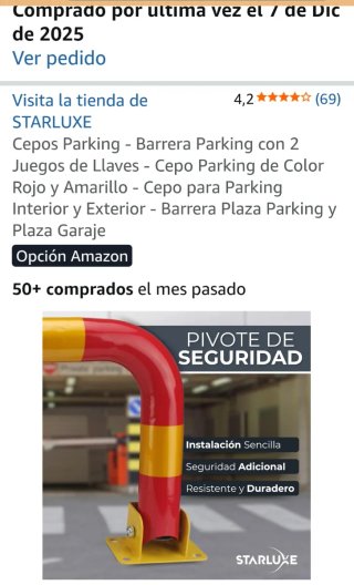 Barrera Parking Coche STARLUXE