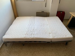 Sofá cama 140x90 / 140x190cm. Cómodo y fácil.