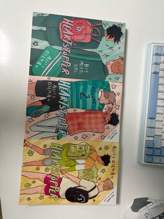 Tres primeros libros de HEARTSTOPPER en INGLÉS