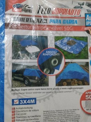 Telo Copriauto Kmt Style 3x4M