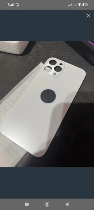 Tapa trasera iPhone 12 Pro Max Blanca nueva