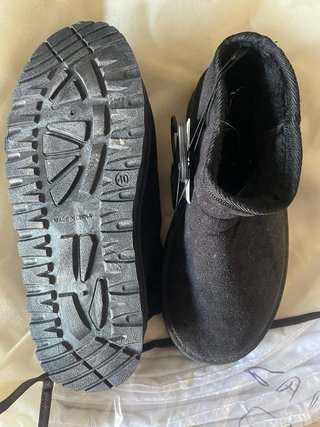 Botines plataforma negros