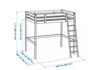 Cama litera matrimonial madera