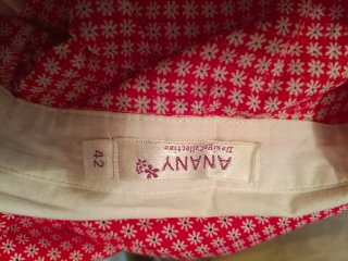Vestido de verano Anany rojo y blanco