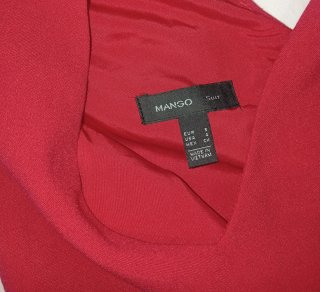 Vestido rojo Mango talla S