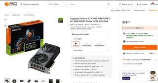 Grafica Gigabyte RTX 5060 Windforce SIGILLATA