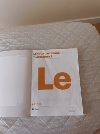 Lengua castellana y literatura 1, Le Bachillerato