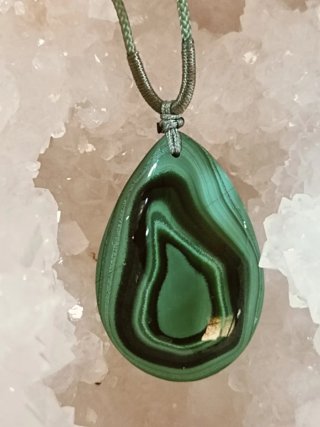Colgante Malaquita Natural Extra