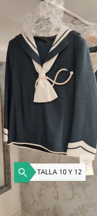 Lote de 14 Traje de comunión marinero niño de lino