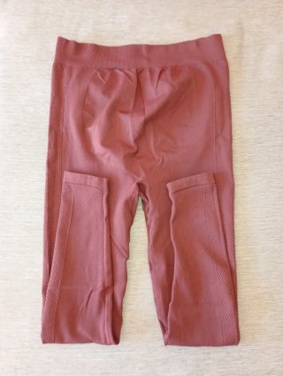 Leggings Premamá Beige y Rojo