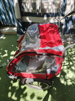 Remolque bici doble o carrito para niños