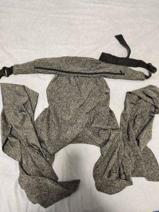 Fular portabebés gris