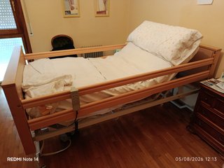 Cama articulada eléctrica con colchón