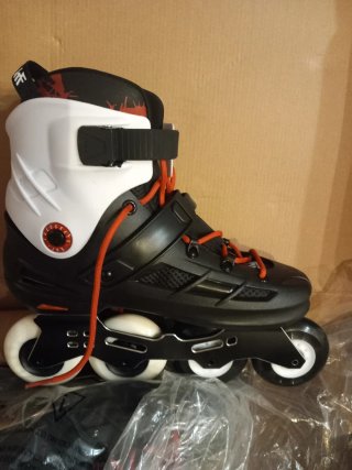 Patines KRF B Freeskate Angel Blanco/Negro