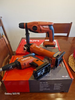 Lote Herramientas HILTI y MAKITA,NUEVOS Y USADOS