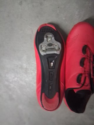 Zapatillas Ciclismo Carretera Rojas