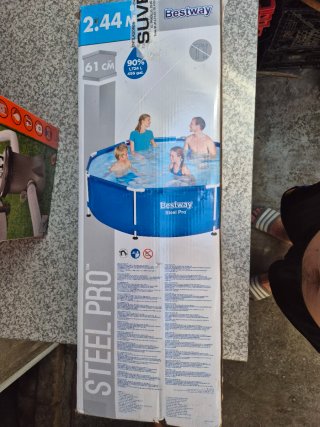 Piscina Desmontable Tubular Bestway Steel Pro