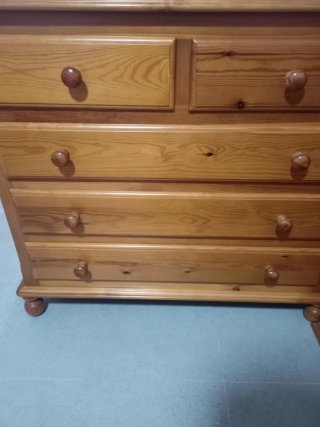 Conjunto provenzal de salón madera