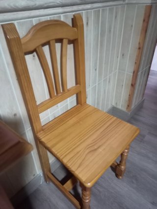 Conjunto provenzal de salón madera