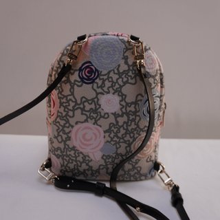 Mochila Tous Beige Flores