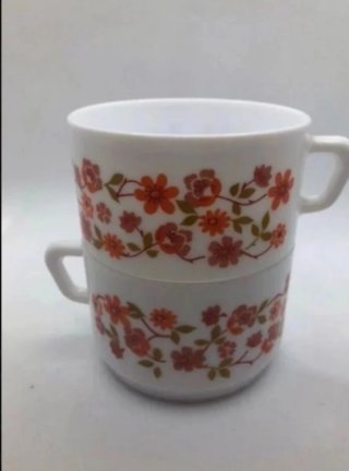 2 TAZAS ARCOPAL  NOCILLA.