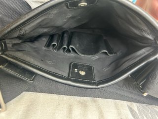 Bolso bandolera Montblanc gris y negro