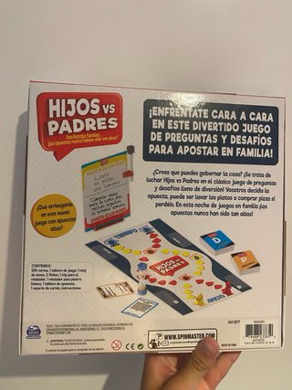 Juego de mesa Hijos vs Padres