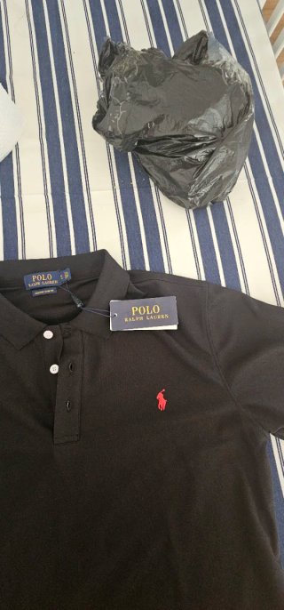Polo Ralph Lauren Negro Talla L Nuevo con etiqueta