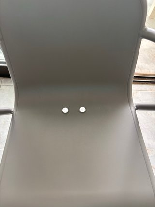 Sillas grises terraza Ikea (Set de 2).