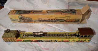 Pista trenino in latta Arnold