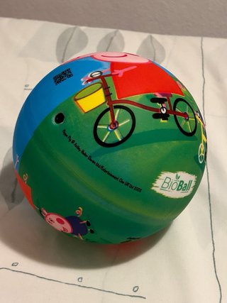 Pelota de plastico de la Peppa Pig