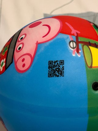 Pelota de plastico de la Peppa Pig