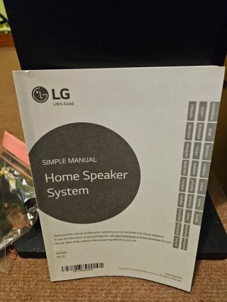 Torre de Sonido LG Negra