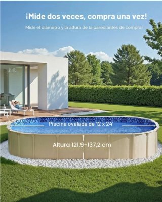 Revestimiento Piscina Ovalada VEVOR