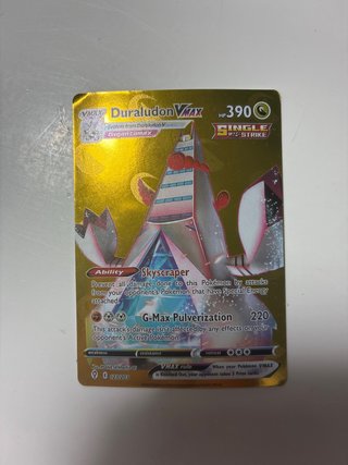 Carta Pokémon Duraludon VMAX Esta carta es 123/203