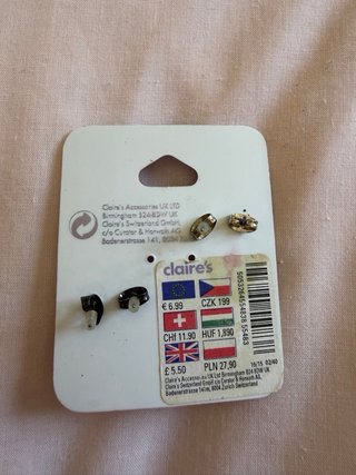 Pendientes Claire's Cruces