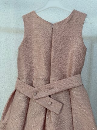 Vestido Amaya Ceremonia Talla 12 Rosa