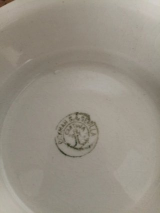 Vajilla Cartuja de Sevilla años 40