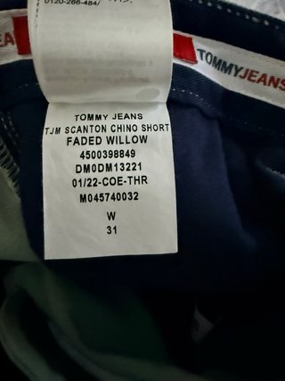 Pantalón corto Tommy Hilfiger verde