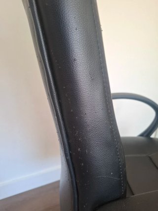 Silla de oficina ergonómica negra