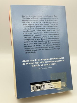 Breve historia de la filosofia moderna - Roger Scruton